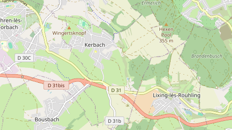 Carte de localisation de l'évènement