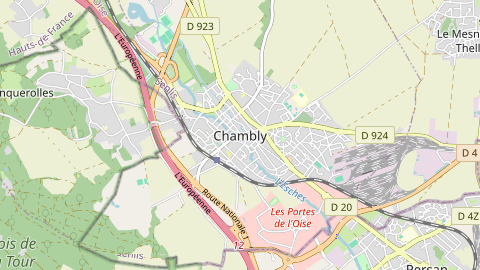 Carte de localisation de l'évènement