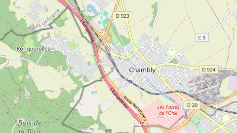 Carte de localisation de l'évènement