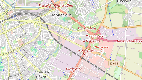 Carte de localisation de l'évènement