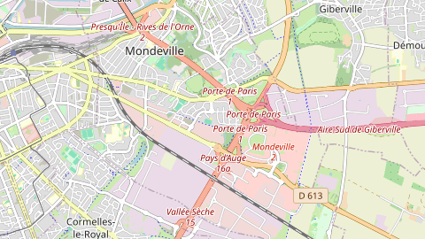Carte de localisation de l'évènement