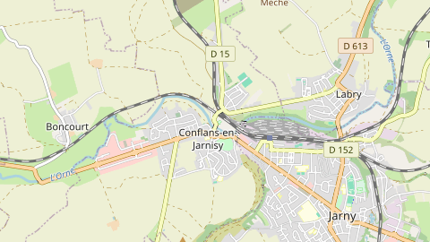 Carte de localisation de l'évènement