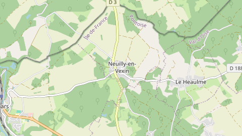 Carte de localisation de l'évènement