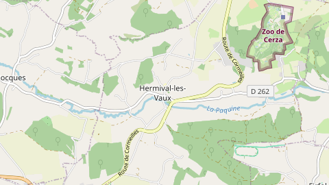 Carte de localisation de l'évènement