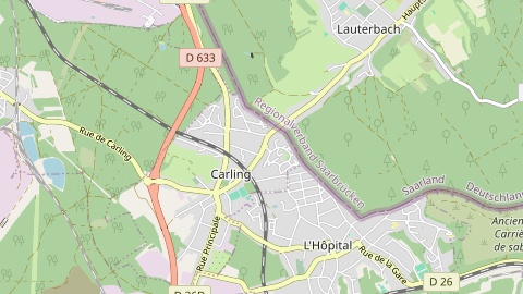 Carte de localisation de l'évènement