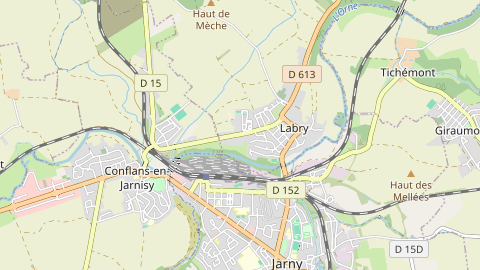 Carte de localisation de l'évènement