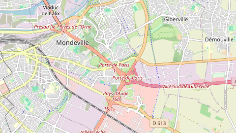 Carte de localisation de l'évènement