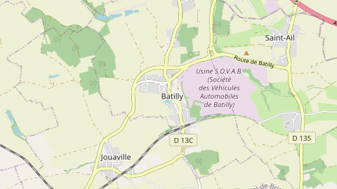 Carte de localisation de l'évènement