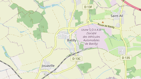 Carte de localisation de l'évènement