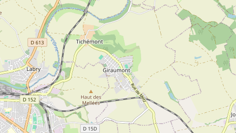 Carte de localisation de l'évènement
