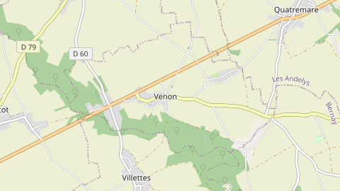 Carte de localisation de l'évènement