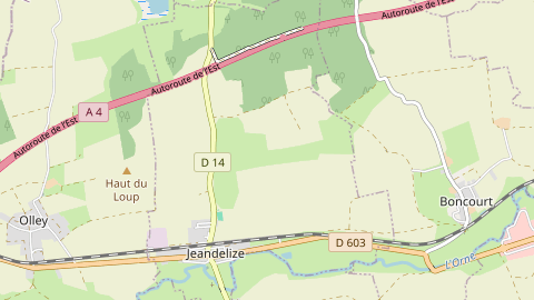 Carte de localisation de l'évènement