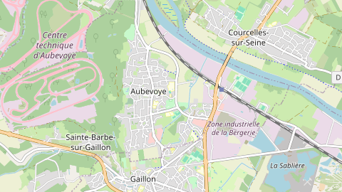Carte de localisation de l'évènement
