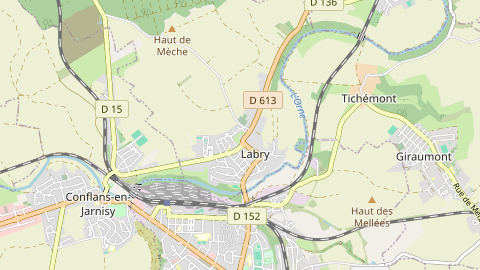 Carte de localisation de l'évènement