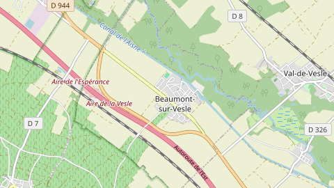Carte de localisation de l'évènement