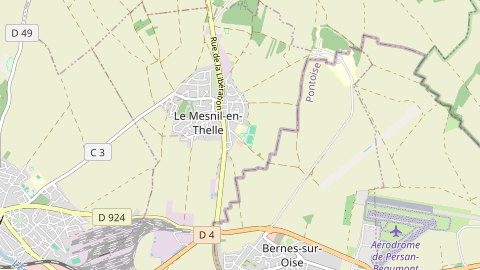 Carte de localisation de l'évènement