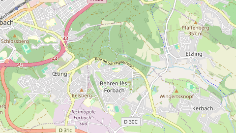 Carte de localisation de l'évènement
