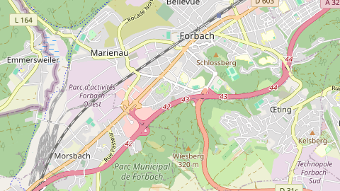 Carte de localisation de l'évènement