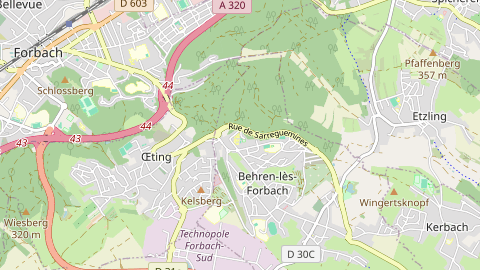 Carte de localisation de l'évènement