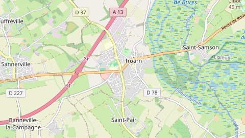 Carte de localisation de l'évènement
