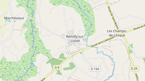 Carte de localisation de l'évènement