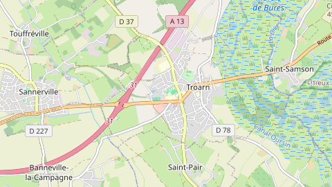 Carte de localisation de l'évènement