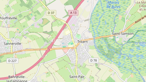 Carte de localisation de l'évènement