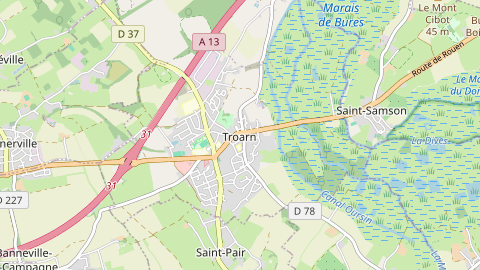 Carte de localisation de l'évènement