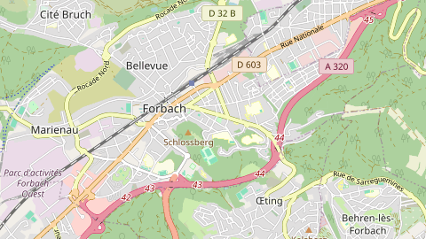 Carte de localisation de l'évènement
