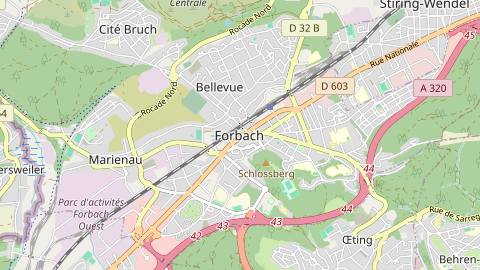 Carte de localisation de l'évènement