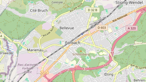 Carte de localisation de l'évènement