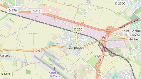 Carte de localisation de l'évènement