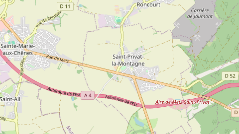 Carte de localisation de l'évènement