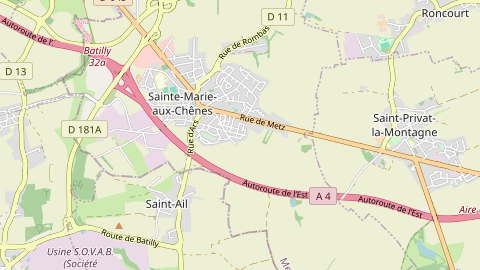 Carte de localisation de l'évènement