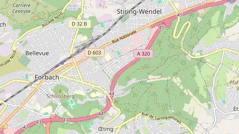 Carte de localisation de l'évènement