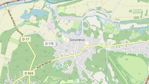 Carte de localisation de l'évènement