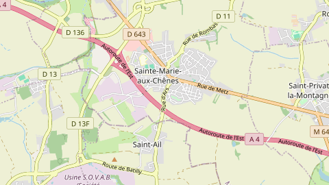 Carte de localisation de l'évènement