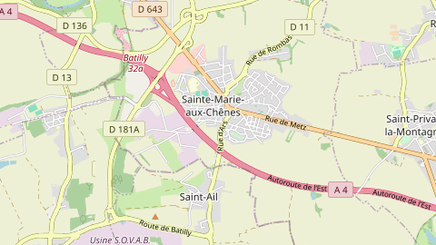Carte de localisation de l'évènement