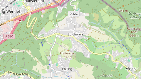 Carte de localisation de l'évènement