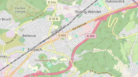 Carte de localisation de l'évènement