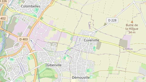 Carte de localisation de l'évènement