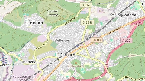 Carte de localisation de l'évènement