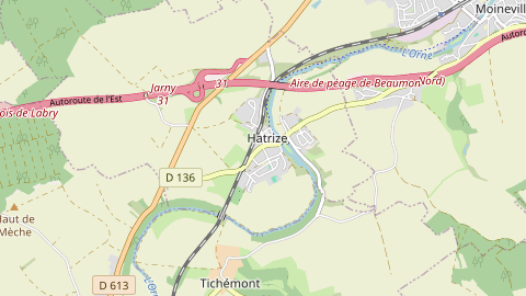 Carte de localisation de l'évènement