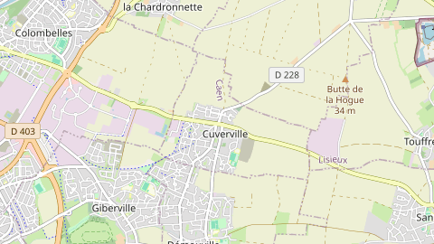 Carte de localisation de l'évènement