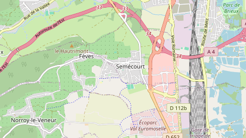Carte de localisation de l'évènement