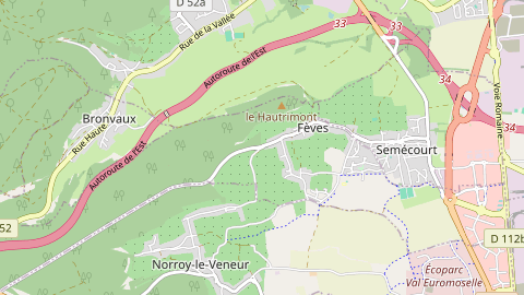 Carte de localisation de l'évènement
