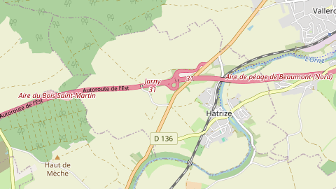 Carte de localisation de l'évènement