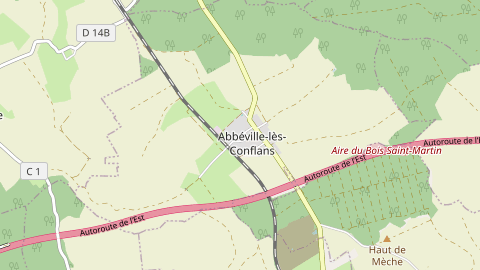 Carte de localisation de l'évènement