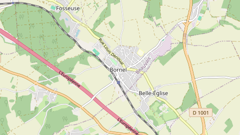 Carte de localisation de l'évènement