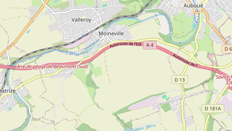 Carte de localisation de l'évènement